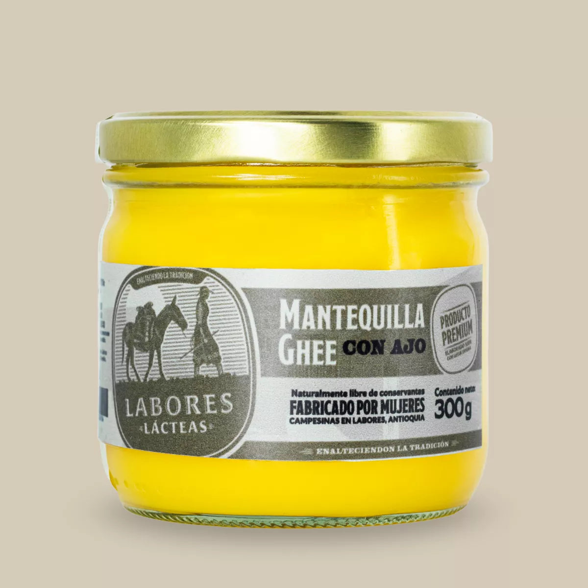 Mantequilla Ghee con Ajo de 300g