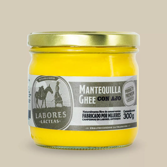 Mantequilla Ghee con Ajo de 300g
