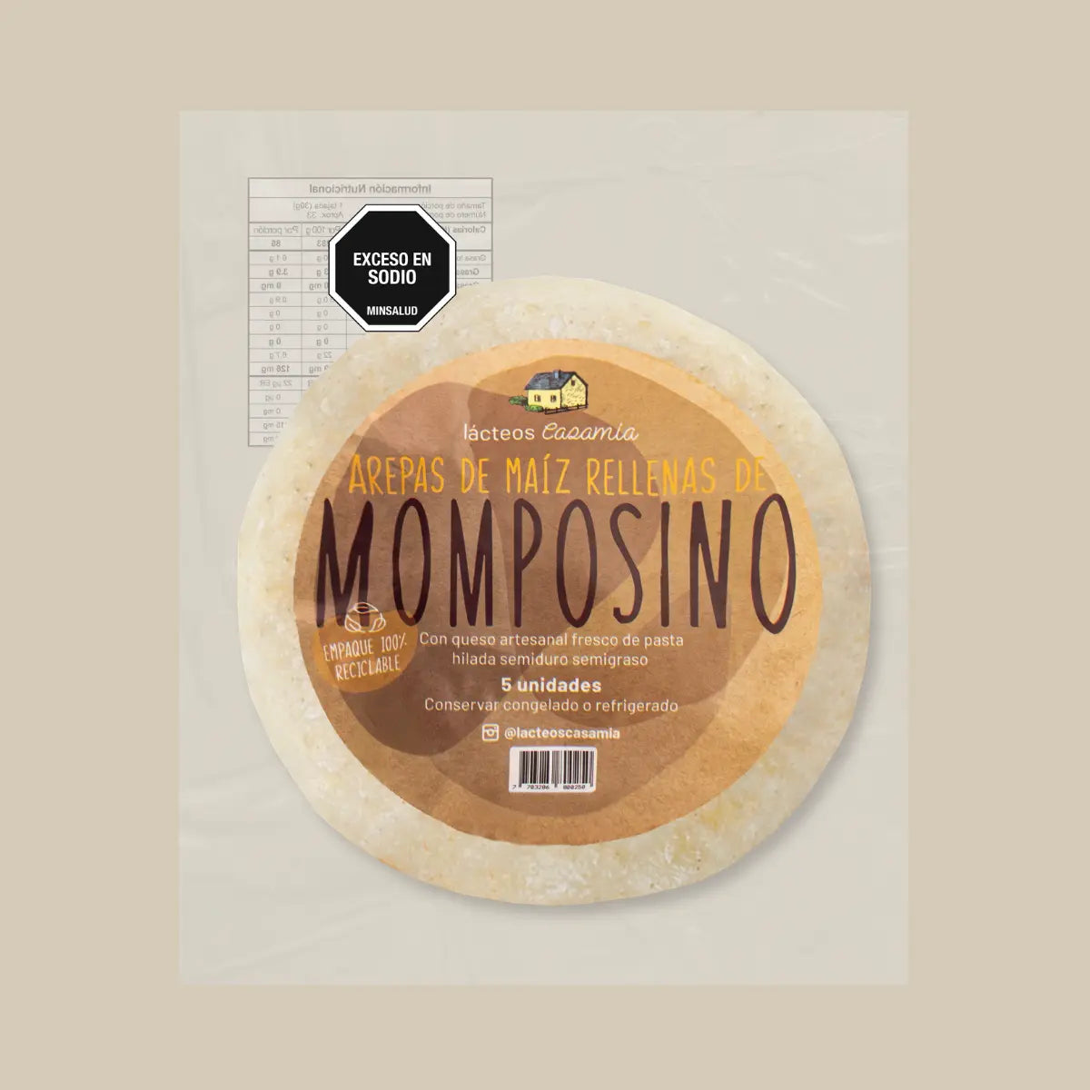 Arepas Rellenas de Queso Momposino