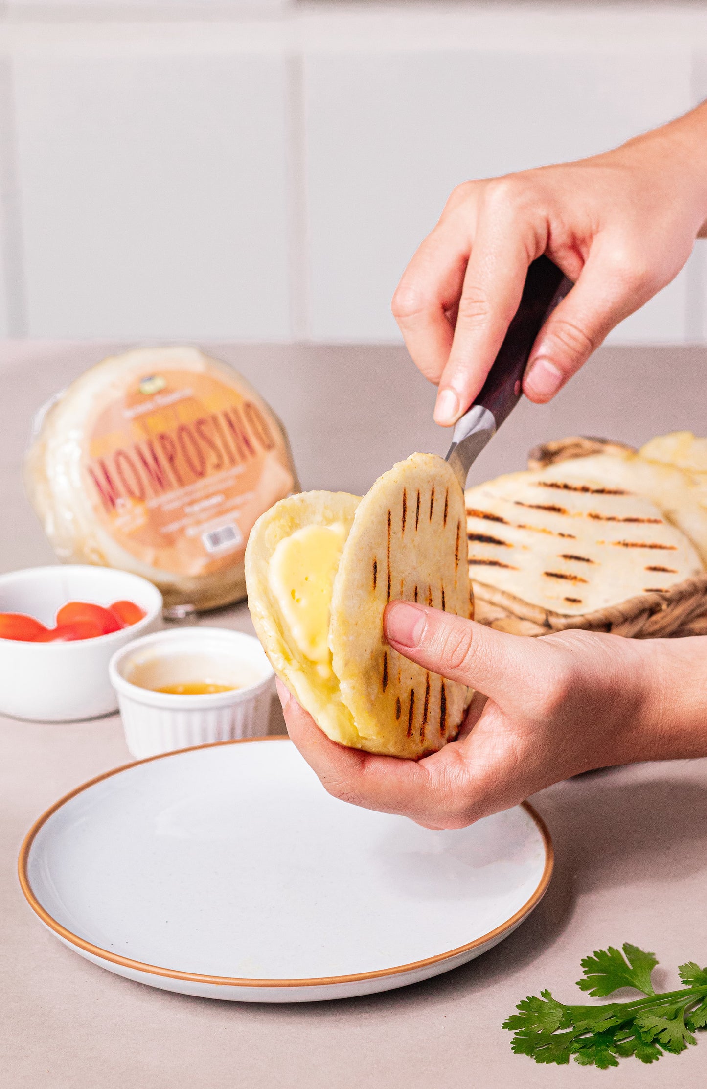 Arepas Rellenas de Queso Momposino