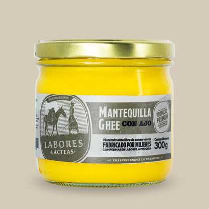 Mantequilla Ghee con Ajo de 300g