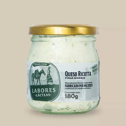 Queso Ricotta Finas Hierbas de 180g