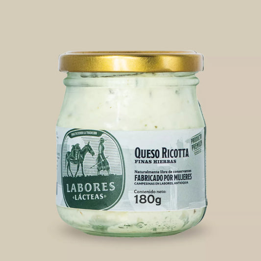 Queso Ricotta Finas Hierbas de 180g